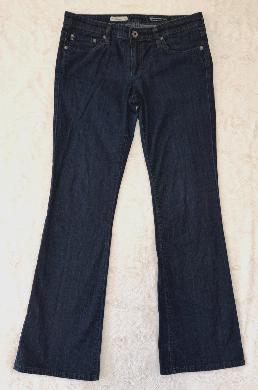 AG Adriano Goldschmied The Club Jeans Womens 31R Dark Wash Bootcut Denim USA